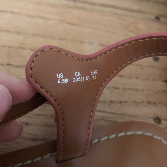 Coach Leather Sandals 6.5 - Picture 2 of 4